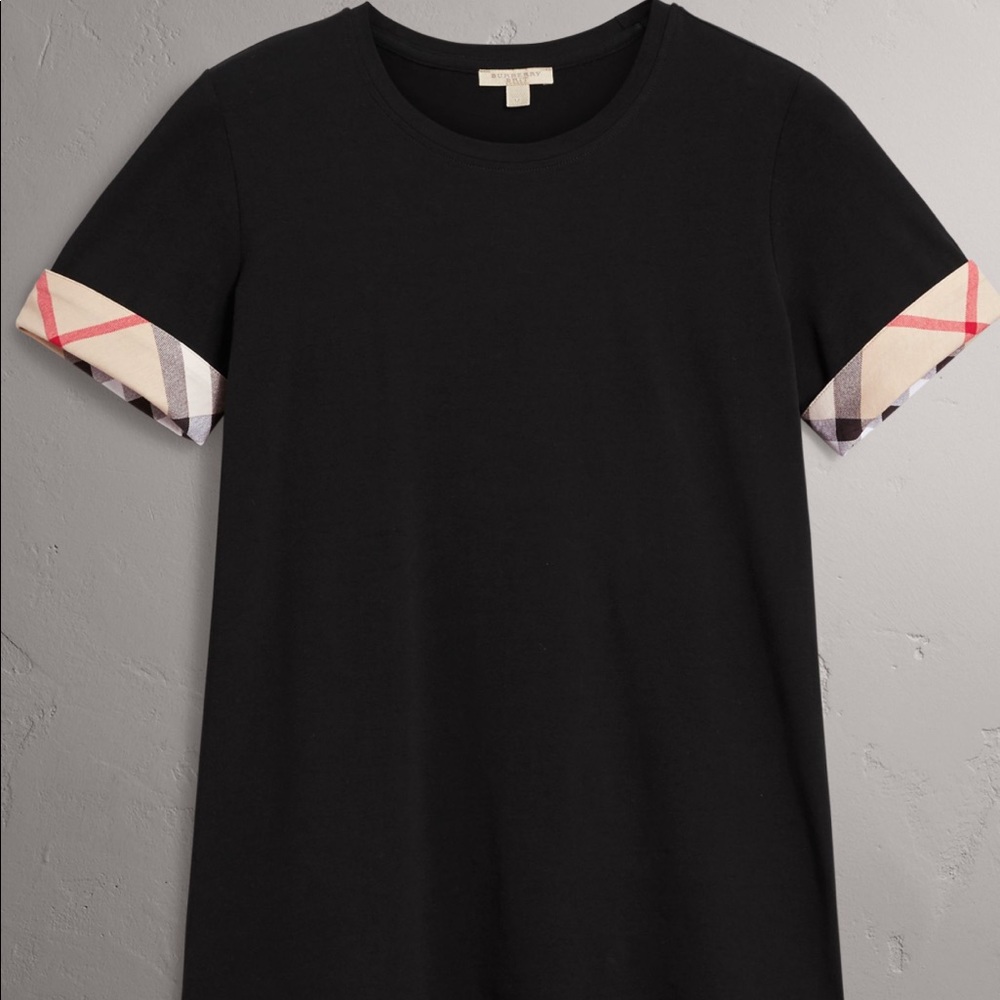 Authentic women's Burberry black shirt top